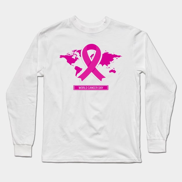 In October We Wear Pink Breast Cancer Awareness Survivor Long Sleeve T-Shirt by Goods-by-Jojo